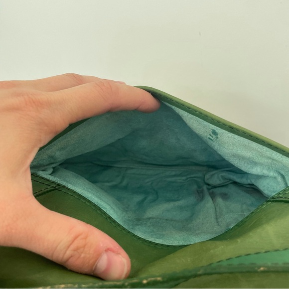 MARC JACOBS Vintage Y2K Green Turnlock Flap Satchel - Picture 7 of 14